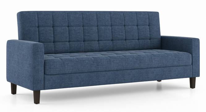 Salford Storage Sofa Bed (Midnight Indigo Blue) by Urban Ladder - Front View Design 1 - 574541