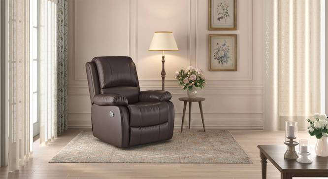 Lebowski Recliner (One Seater, Espresso) by Urban Ladder - Design 1 Full View - 574572