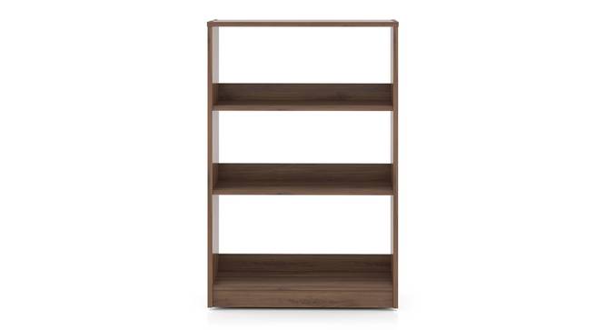 Megan Engineered Wood Bookshelf (Classic Walnut Finish, 3 Feet Size) by Urban Ladder - Front View Design 1 - 574611