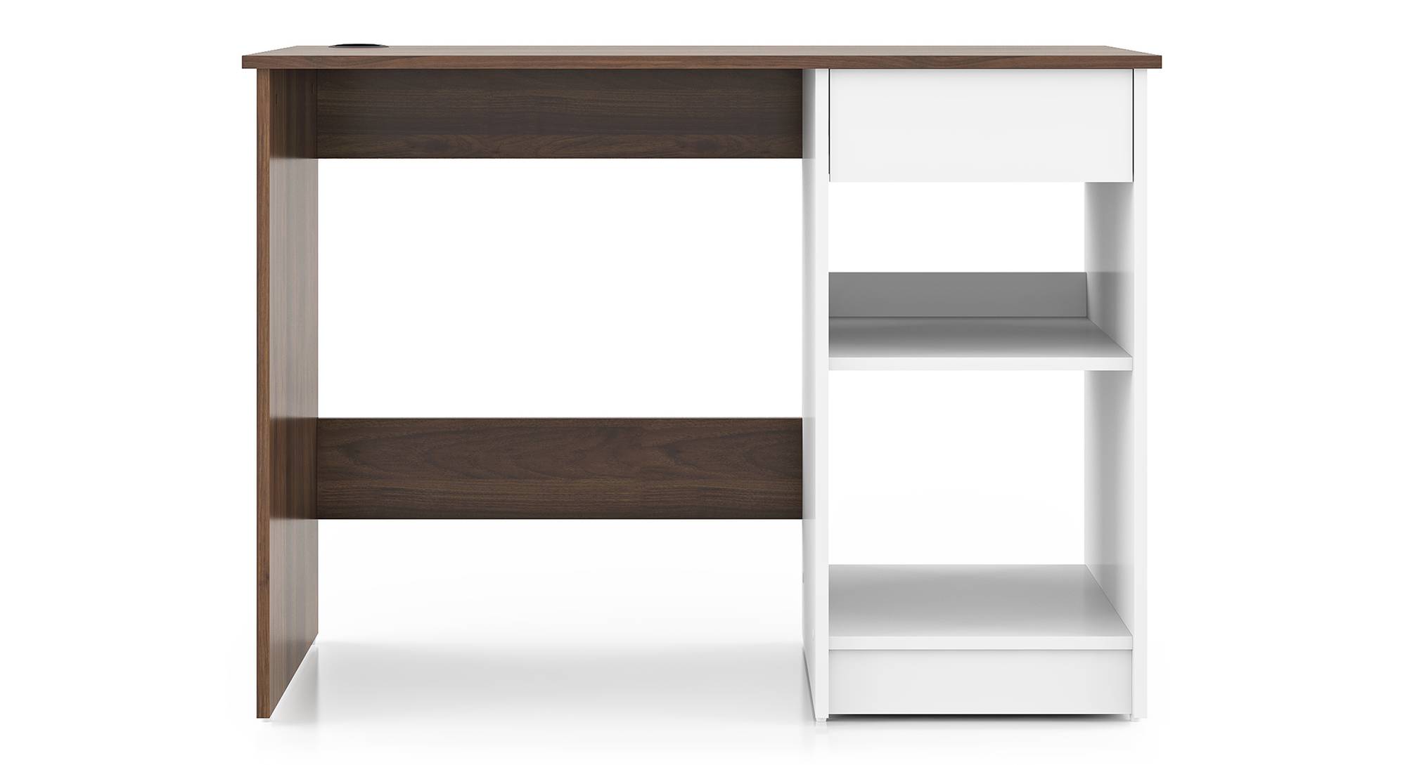 Taylor Engineered Wood Study Table in Classic Walnut Finish Urban Ladder