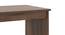 Kevin Free Standing Engineered Wood Compact Study Table (Classic Walnut Finish) by Urban Ladder - Design 1 Side View - 574621