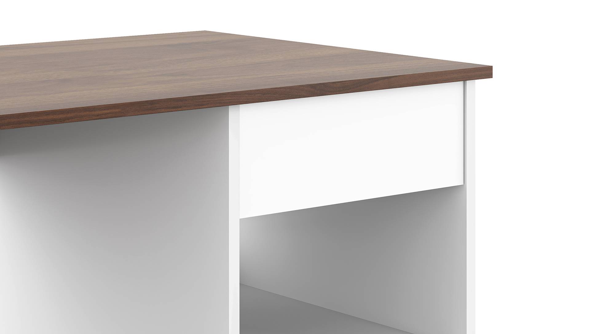 Taylor Engineered Wood Study Table in Classic Walnut Finish Urban Ladder