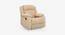 Avalon Fabric 1 Seater Manual Recliner in Beige Colour (Beige, One Seater) by Urban Ladder - Front View Design 1 - 574676