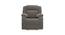 Avalon Fabric 1 Seater Manual Recliner in Grey Colour (Grey, One Seater) by Urban Ladder - Front View Design 1 - 574678