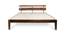 Admire Solid Wood King Size Non Storage Bed (King Bed Size, HONEY Finish) by Urban Ladder - Cross View Design 1 - 574684