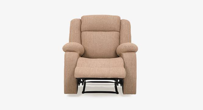 Avalon Fabric 1 Seater Manual Recliner in Brown Colour (Brown, One Seater) by Urban Ladder - Cross View Design 1 - 574701