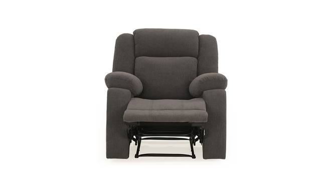Avalon Fabric 1 Seater Manual Recliner in Grey Colour (Grey, One Seater) by Urban Ladder - Cross View Design 1 - 574702