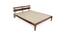 Admire Solid Wood King Size Non Storage Bed (King Bed Size, HONEY Finish) by Urban Ladder - Design 1 Side View - 574708
