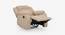 Avalon Fabric 1 Seater Manual Recliner in Beige Colour (Beige, One Seater) by Urban Ladder - Design 1 Side View - 574724