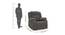 Avalon Fabric 1 Seater Manual Recliner in Grey Colour (Grey, One Seater) by Urban Ladder - Design 1 Dimension - 574793