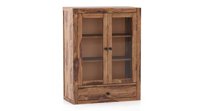 Harwin Wall Mounted Cabinet (Teak Finish) by Urban Ladder - Front View Design 1 - 574802