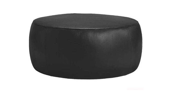 Serie O Ottoman in Black Colour (Black) by Urban Ladder - Cross View Design 1 - 574852