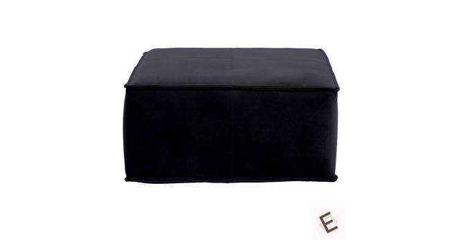 Amma Ottoman in Black Colour (Black) by Urban Ladder - Cross View Design 1 - 574856