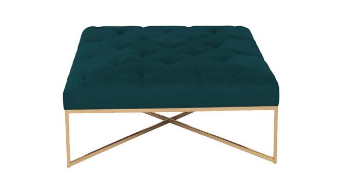 Ema Ottoman in Peacock Green Colour (Peacock Green) by Urban Ladder - Cross View Design 1 - 574858