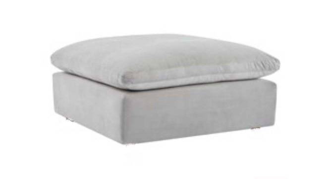 Brit Ottoman in Grey Ash Colour (Ash Grey) by Urban Ladder - Cross View Design 1 - 574865