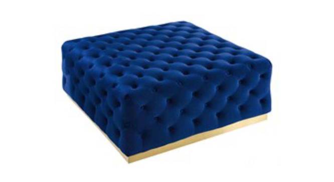Scott Ottoman in Navy Blue Colour (Royal Navy Blue) by Urban Ladder - Cross View Design 1 - 574869
