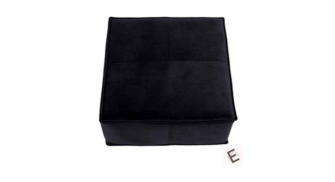 Amma Ottoman in Black Colour (Black) by Urban Ladder - Front View Design 1 - 574877