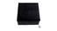 Amma Ottoman in Black Colour (Black) by Urban Ladder - Front View Design 1 - 574877