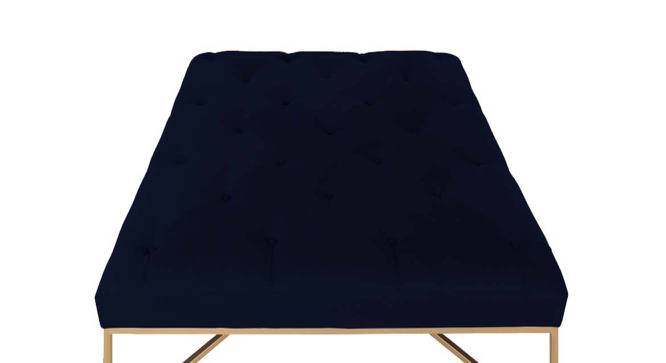 Ema Ottoman in Navy Blue Colour (Royal Navy Blue) by Urban Ladder - Front View Design 1 - 574878