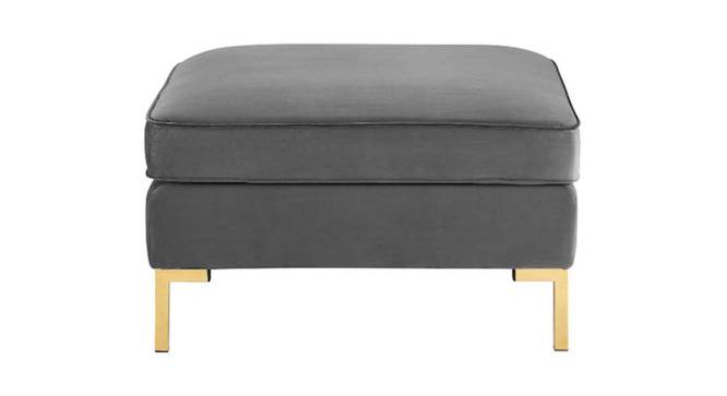 Erik Ottoman in Grey Colour (Midnight Grey) by Urban Ladder - Front View Design 1 - 574884
