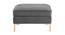 Erik Ottoman in Grey Colour (Midnight Grey) by Urban Ladder - Front View Design 1 - 574884
