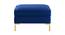 Erik Ottoman in Navy Blue Colour (Royal Navy Blue) by Urban Ladder - Front View Design 1 - 574885