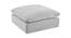 Brit Ottoman in Grey Ash Colour (Ash Grey) by Urban Ladder - Front View Design 1 - 574886