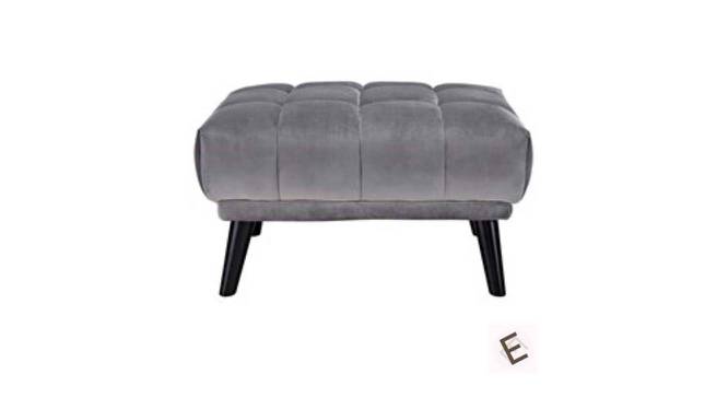 Brait Ottoman in Midnight Grey Colour (Midnight Grey) by Urban Ladder - Front View Design 1 - 574887