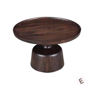 Solid Wood Side Table in Dark Walnut Finish-image-38
