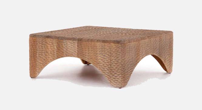 Tallado Square Solid Wood Coffee Table (Matte Finish) by Urban Ladder - Cross View Design 1 - 574932