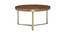 Albertoni Round Engineered Wood Coffee Table (Walnut Finish) by Urban Ladder - Cross View Design 1 - 574936