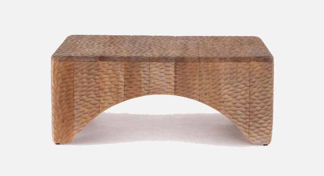 Tallado Square Solid Wood Coffee Table (Matte Finish) by Urban Ladder - Front View Design 1 - 574946