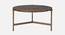 Albert Round Engineered Wood Coffee Table (Powder Coating Finish) by Urban Ladder - Front View Design 1 - 574951