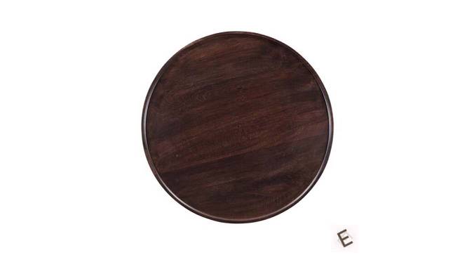 Rossoi Round Solid Wood Coffee Table (Dark Walnut Finish) by Urban Ladder - Front View Design 1 - 574953