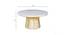 Russel Round Solid Wood Coffee Table (Gold Finish) by Urban Ladder - Design 1 Dimension - 574981