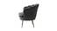Melta Fabric Accent Chair in Grey Colour (Grey, Powder Coating Finish) by Urban Ladder - Cross View Design 1 - 575011