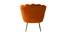 Melta Fabric Accent Chair in Orange Colour (Orange, Powder Coating Finish) by Urban Ladder - Design 1 Side View - 575027