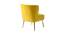 Beato Fabric Accent Chair in Yellow Colour (Yellow, Powder Coating Finish) by Urban Ladder - Design 1 Side View - 575033