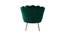 Melta Fabric Accent Chair in Green Colour (Green, Powder Coating Finish) by Urban Ladder - Rear View Design 1 - 575035
