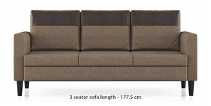 Hugo Fabric Sofa (Oat Beige)