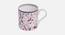 Jamun Multicoloured Stoneware 300ml Mugs - Set of 2 (Purple & White) by Urban Ladder - Rear View Design 1 - 577503