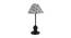 Angelina Printed Cotton Shade Table Lamp With Metal Base (Ikat Print) by Urban Ladder - Front View Design 1 - 577982