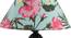 Dianne Printed Cotton Shade Table Lamp With Metal Base (Floral Print) by Urban Ladder - Design 1 Side View - 577999