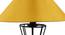 Natalie Solid Cotton Shade Table Lamp With Metal Base (Yellow) by Urban Ladder - Design 1 Side View - 578203