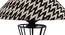 Marlee Printed Cotton Shade Table Lamp With Metal Base (Chevron Print ) by Urban Ladder - Design 1 Side View - 578403