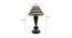 Frances Printed Cotton Shade Table Lamp With Metal Base (Chevron Print ) by Urban Ladder - Design 1 Dimension - 578458