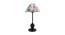 Anne Printed Cotton Shade Table Lamp With Metal Base (Floral Print) by Urban Ladder - Front View Design 1 - 578485