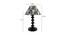 Cate Printed Cotton Shade Table Lamp With Metal Base (Filigree Design Print) by Urban Ladder - Design 1 Dimension - 578661