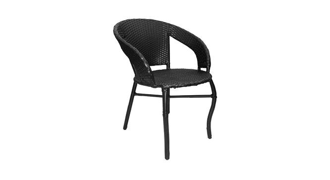 Kyle Patio Chairs (Set Of 2) in Black Corduroy Finish By Zecado (Black) by Urban Ladder - Front View Design 1 - 578876