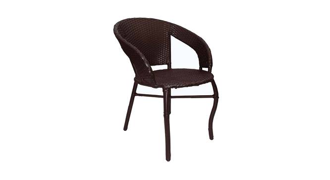 Lewis Patio Chairs (Set Of 2) in Brown Corduroy Finish By Zecado (Brown) by Urban Ladder - Front View Design 1 - 578877
